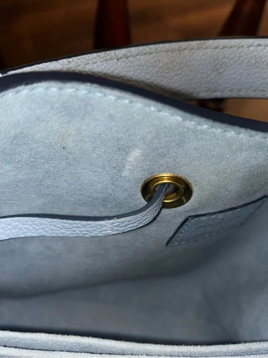 Louis Vuitton Light Blue Monogram Nano Bucket Crossbody - Picture 9 of 13